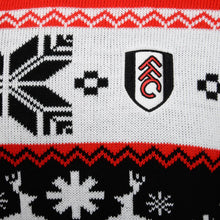 Fulham Fairisle Xmas Jumper Blk/Red