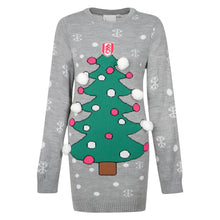 Fulham FC Ladies Xmas Long Tree Jumper