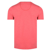 Fulham Crackle Print Red Marl Tee