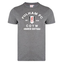 Fulham Crackle Print Charcoal Marl Tee