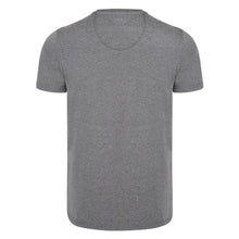 Fulham Crackle Print Charcoal Marl Tee