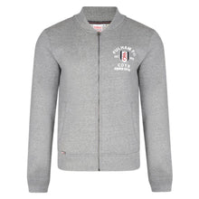 Fulham Zip Through Bomber Charcoal