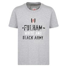 White and Black Army Boys Tee