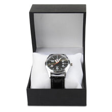 Mens brushed alloy watch
