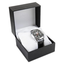Mens brushed alloy watch