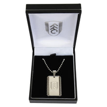 FFC Patterned Dog Tag Crest and Chain